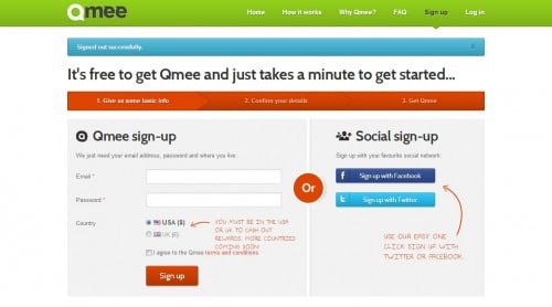 регистрация на qmee